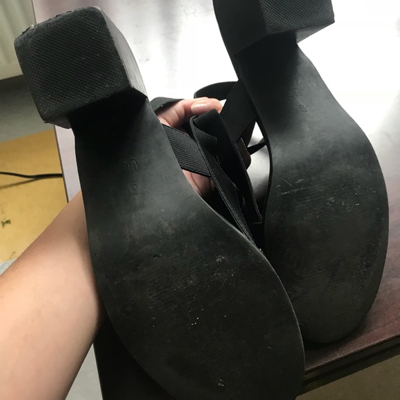 Urban Outfitters Strappy Black Heels - Picture 3 of 4